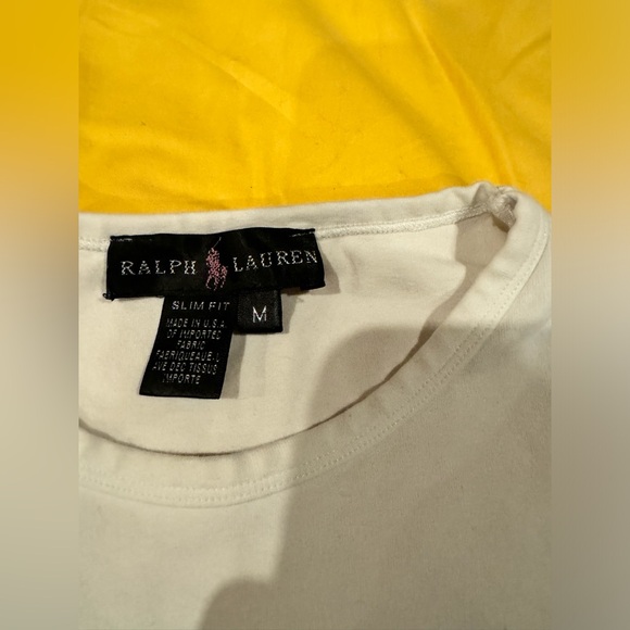 RALPH LAUREN Women’s Long Sleeve Crop Top - Picture 2 of 3